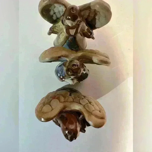 Set Of 3 Ceramic Angel Figurines - 4.5” - Picture 6 of 7